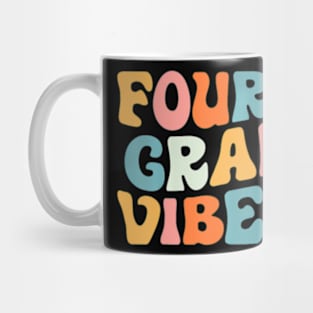 Fourth Grade  4th Grade Team Retro 1st Day of School Mug